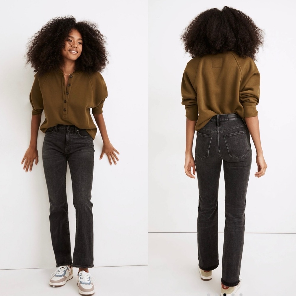 Madewell 90s‎ High-Rise Bootcut Jeans in Lindale Wash